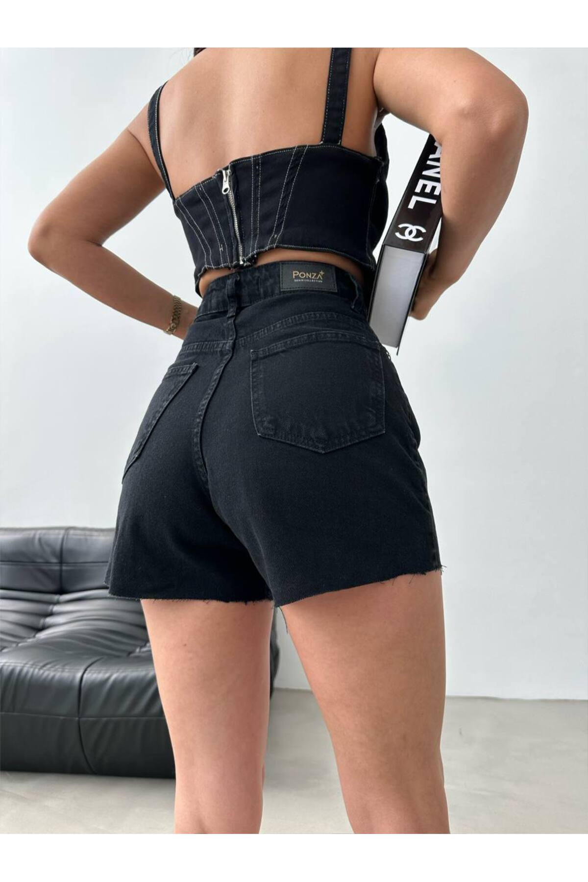 denim şort