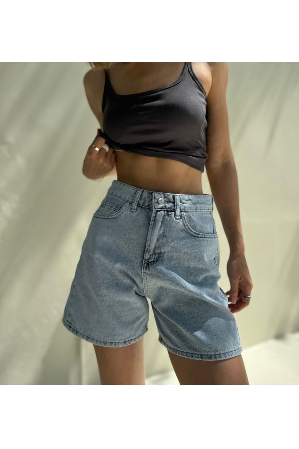Denim şort