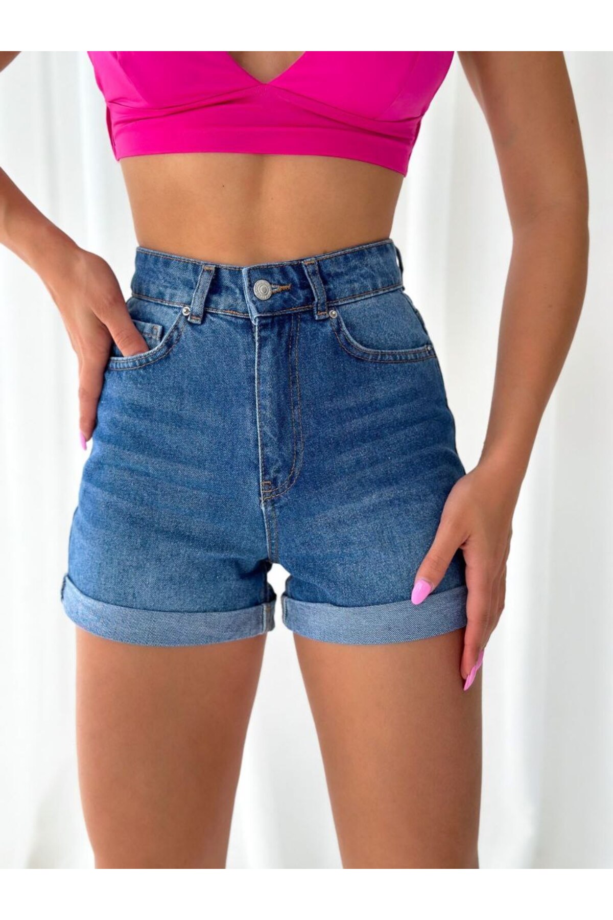 Denim şort