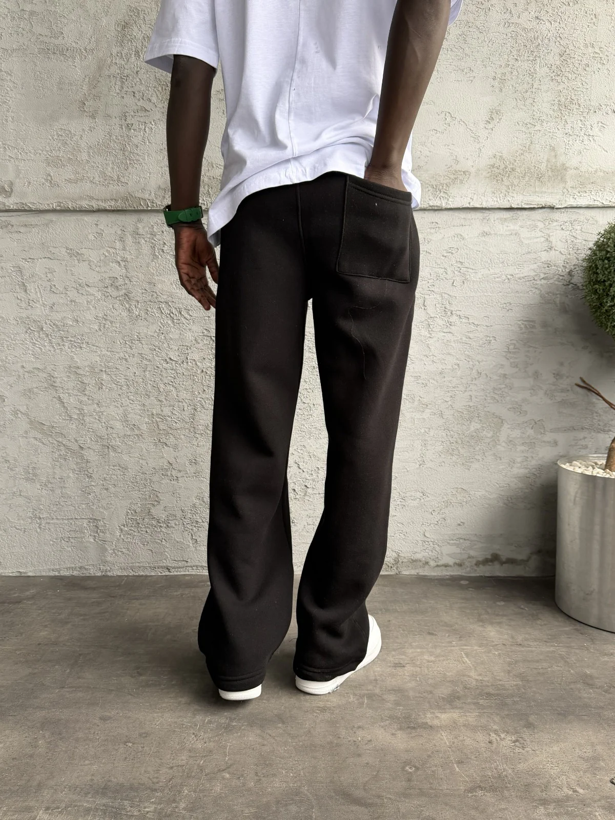 Erkek Siyah Baggy Kalıp Eşorfman