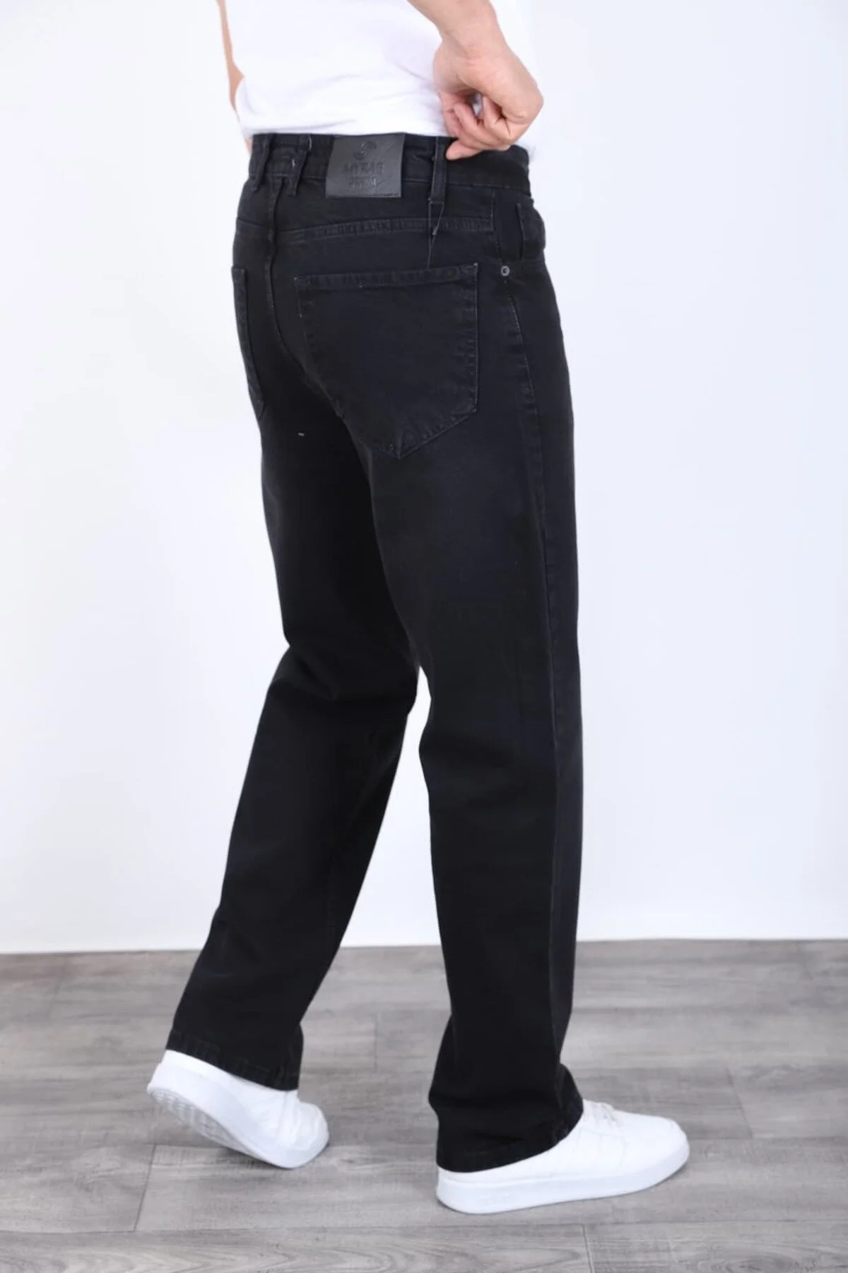 Erkek Siyah Baggy Jean